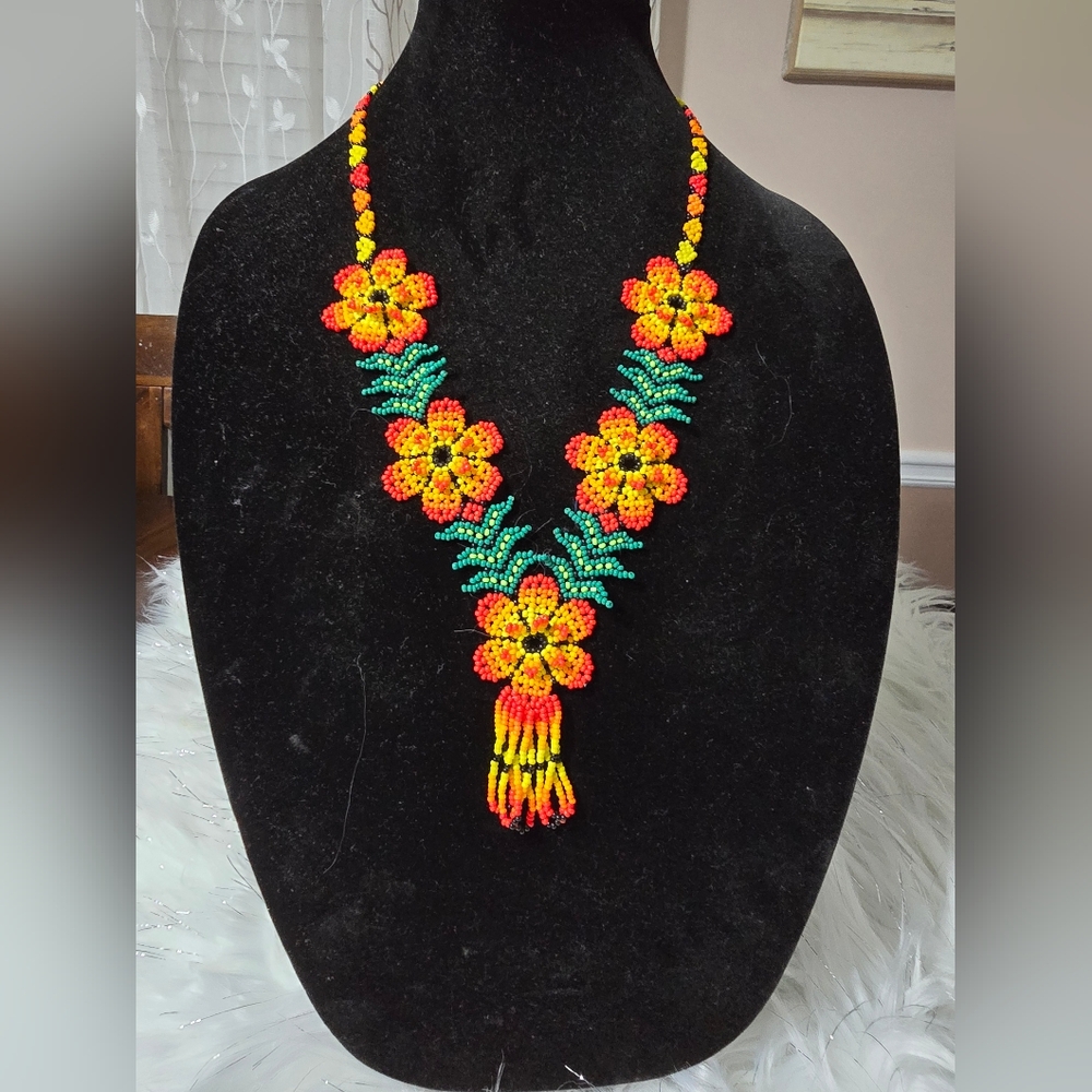 handmade artisan necklace.